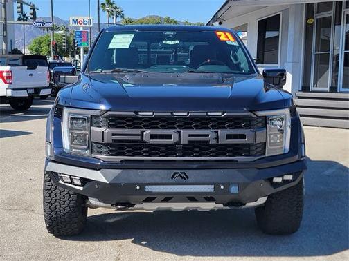 Blue 2021 Ford F-150 Raptor