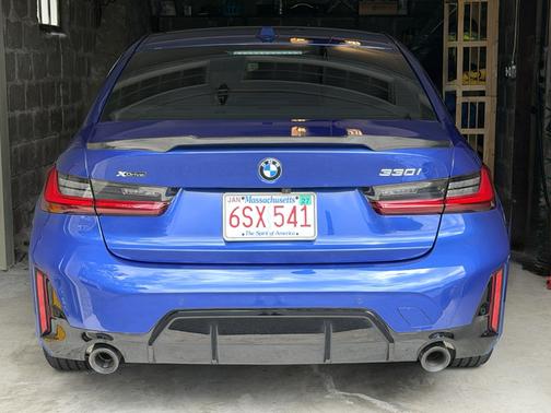 Blue 2023 BMW 330 i xDrive