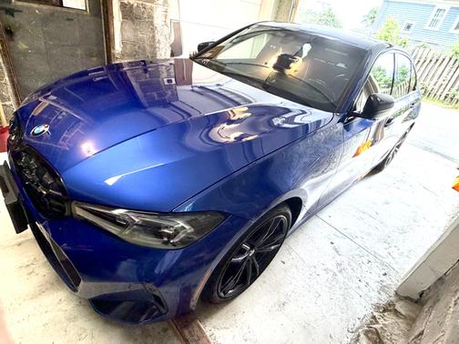 Blue 2023 BMW 330 i xDrive
