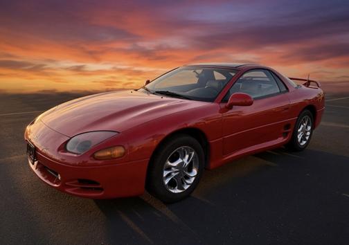 Red 1994 Mitsubishi 3000GT SL