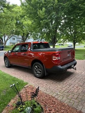 Red 2022 Ford Maverick XLT