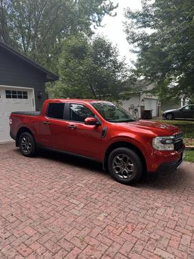 Red 2022 Ford Maverick XLT