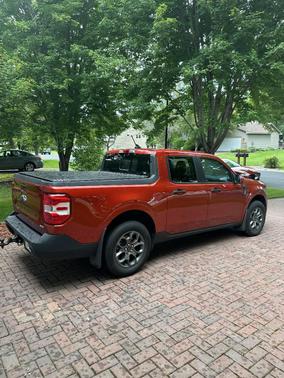 Red 2022 Ford Maverick XLT