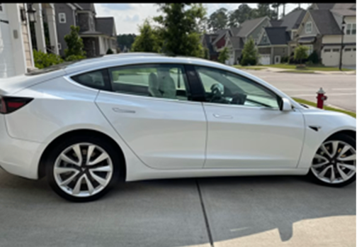 White 2020 Tesla Model 3 Standard Range Plus