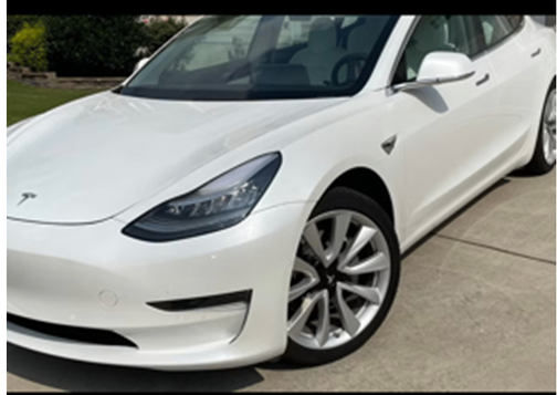 White 2020 Tesla Model 3 Standard Range Plus
