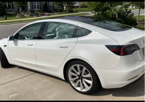 White 2020 Tesla Model 3 Standard Range Plus