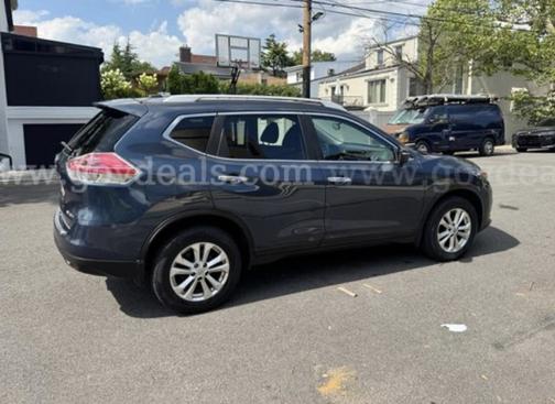 Blue 2015 Nissan Rogue SV