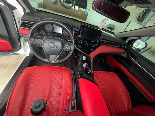White 2022 Toyota Camry XSE
