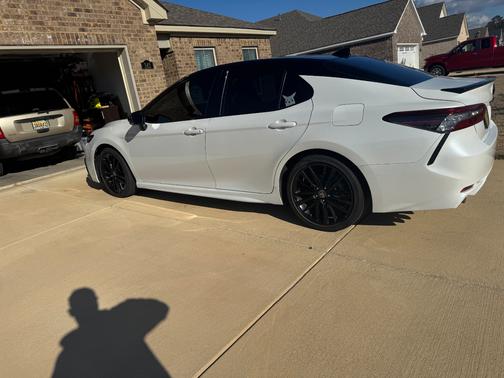 White 2022 Toyota Camry XSE