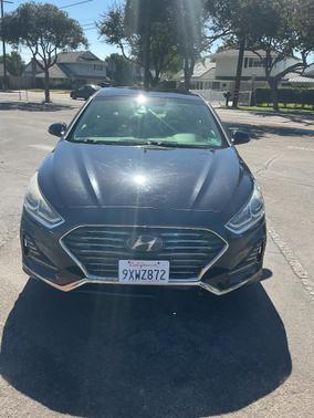 Black 2018 Hyundai SONATA SEL