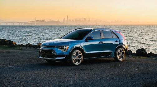 Blue 2025 Kia Niro EX Touring