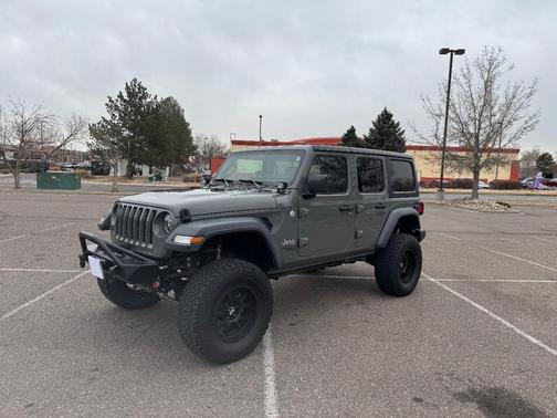 Gray 2020 Jeep Wrangler Unlimited Sport