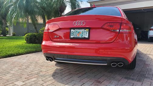 Red 2012 Audi S4 3.0 Premium Plus