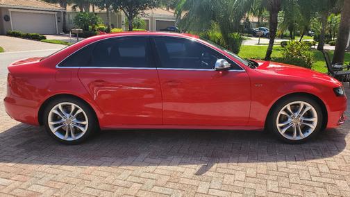 Red 2012 Audi S4 3.0 Premium Plus