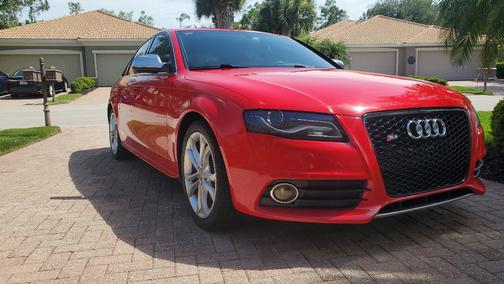 Red 2012 Audi S4 3.0 Premium Plus
