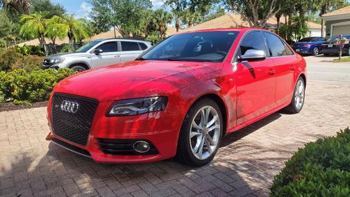 Red 2012 Audi S4 3.0 Premium Plus