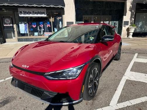 Red 2022 Kia EV6 Wind