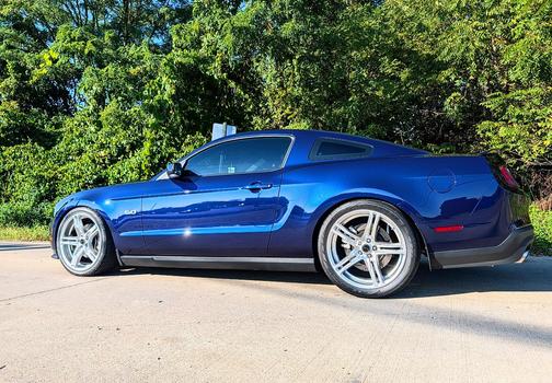 Blue 2011 Ford Mustang GT Premium