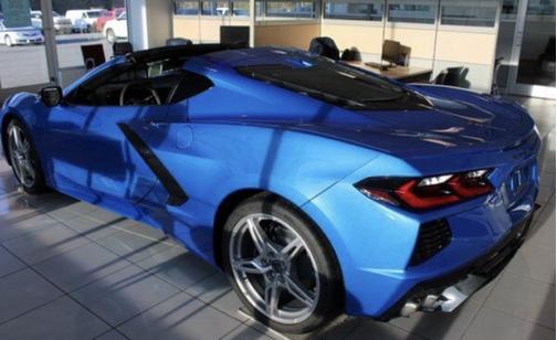 Blue 2025 Chevrolet Corvette Stingray w/1LT