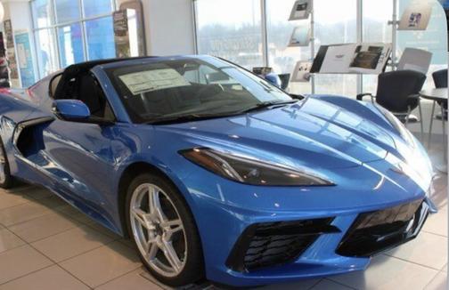 Blue 2025 Chevrolet Corvette Stingray w/1LT