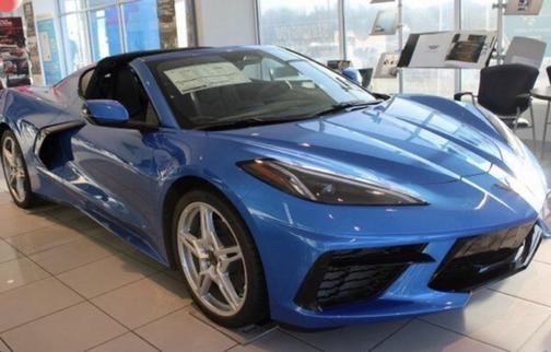 Blue 2025 Chevrolet Corvette Stingray w/1LT