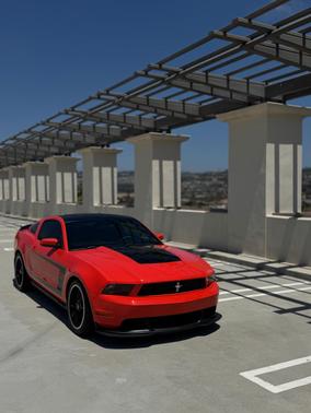 Orange 2012 Ford Mustang Boss 302
