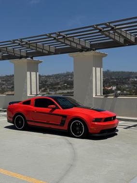 Orange 2012 Ford Mustang Boss 302