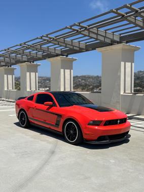 Orange 2012 Ford Mustang Boss 302