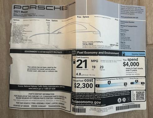 Beige 2021 Porsche Macan Macan