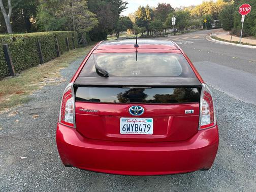 Red 2012 Toyota Prius Four