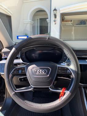 Black 2019 Audi A8 L 55