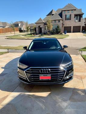 Black 2019 Audi A8 L 55