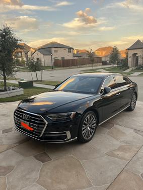 Black 2019 Audi A8 L 55