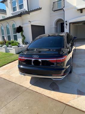 Black 2019 Audi A8 L 55
