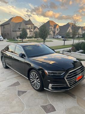 Black 2019 Audi A8 L 55