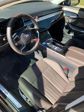 Black 2019 Audi A8 L 55