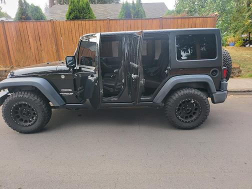 Black 2017 Jeep Wrangler Unlimited Sport