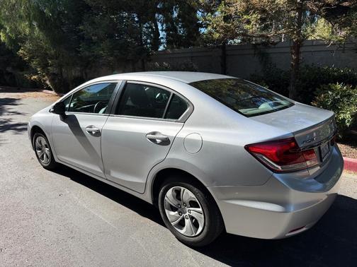 Gray 2013 Honda Civic LX