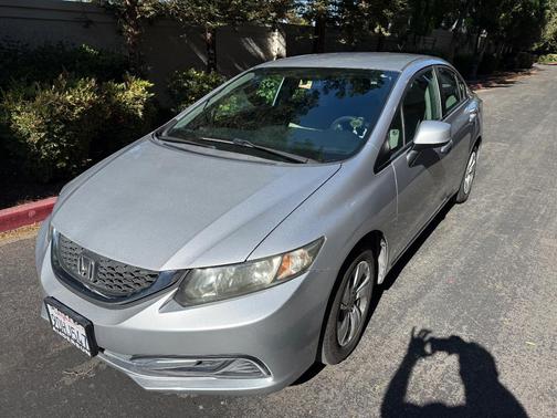 Gray 2013 Honda Civic LX