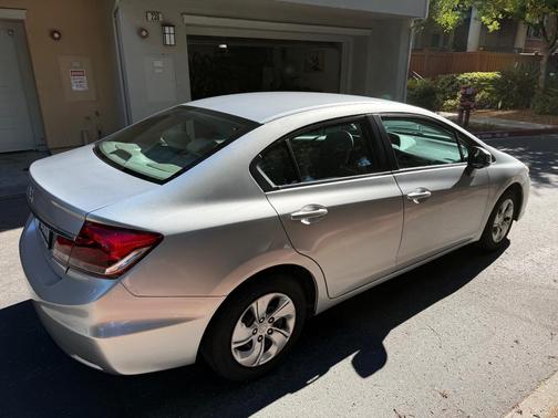 Gray 2013 Honda Civic LX