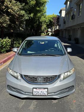 Gray 2013 Honda Civic LX