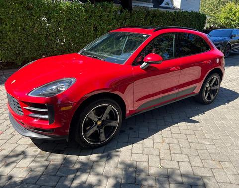 Red 2021 Porsche Macan Macan S