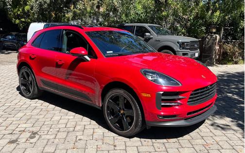 Red 2021 Porsche Macan Macan S