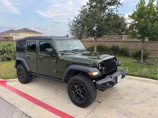 Green 2021 Jeep Wrangler Unlimited Willys Sport