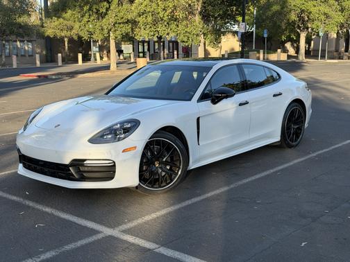 White 2017 Porsche Panamera Panamera 4
