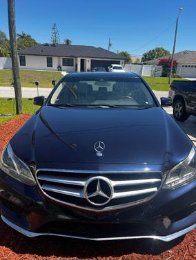 Blue 2015 Mercedes-Benz E-Class E 350 4MATIC
