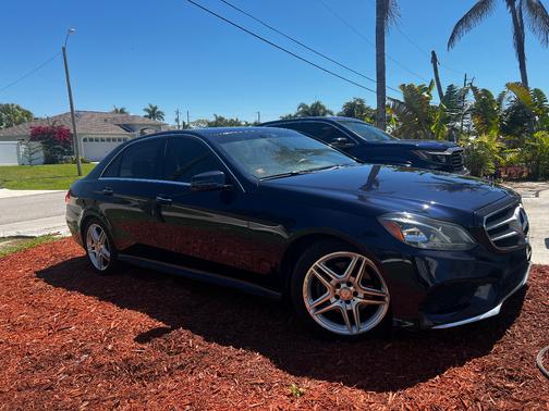 Blue 2015 Mercedes-Benz E-Class E 350 4MATIC