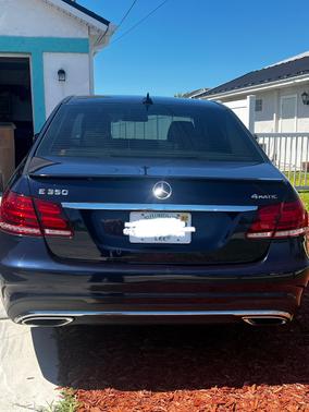 Blue 2015 Mercedes-Benz E-Class E 350 4MATIC