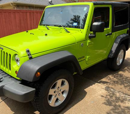 Green 2012 Jeep Wrangler Sport