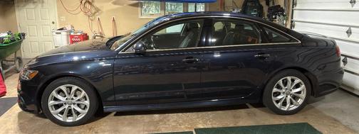 Blue 2017 Audi A6 3.0T Prestige